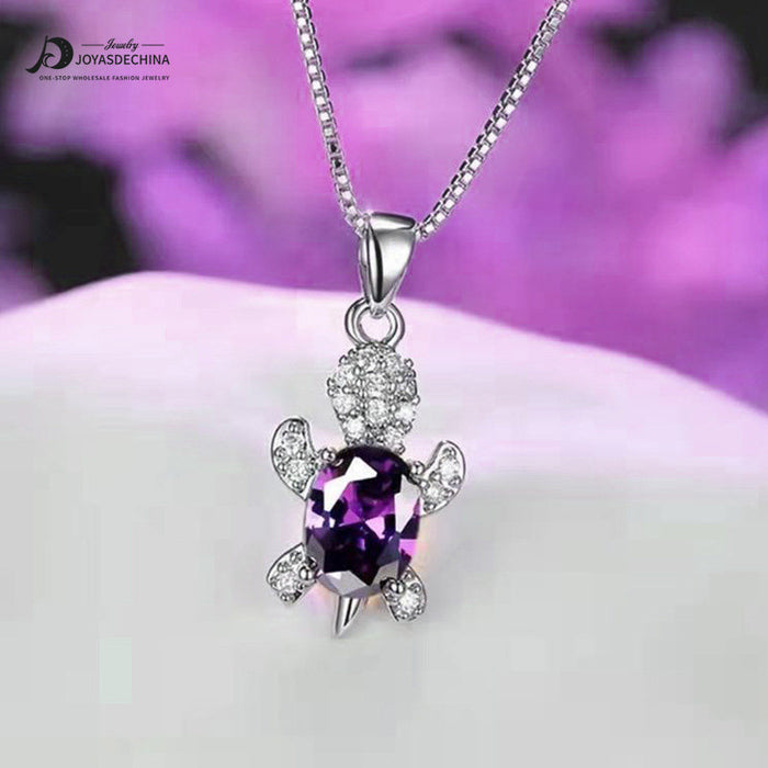 Wholesale Necklaces Alloy Cartoon Turtle Kids Rhinestones JDC-NE-JYS058