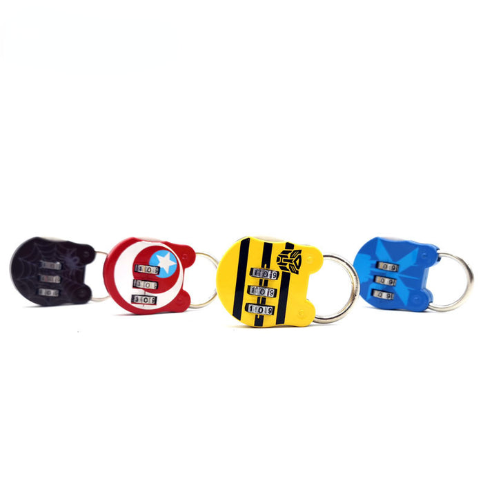 Wholesale Random Cartoon Zinc Alloy Combination Lock (F) JDC-LC-JinYi002