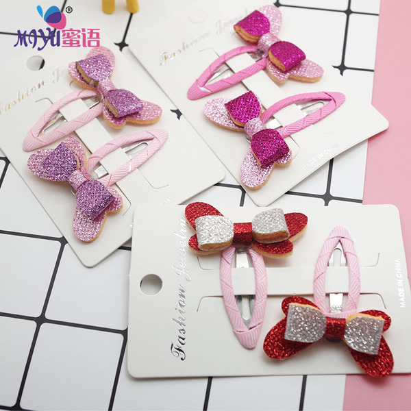 Wholesale Hair Clips Candy bow lovely cloth hairpin JDC-HC-MiYu013