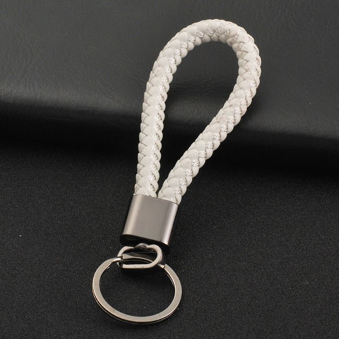 Jewelry WholesaleWholesale Braided Leather Cord Car Metal Keychain MOQ≥2 JDC-KC-XinS001 Keychains 新尚 %variant_option1% %variant_option2% %variant_option3%  Factory Price JoyasDeChina Joyas De China