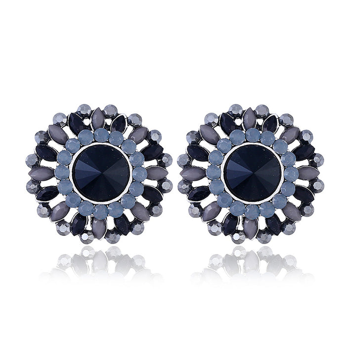 Jewelry WholesaleWholesale round full diamond resin geometry earrings JDC-ES-KaiQ037 Earrings 凯庆 %variant_option1% %variant_option2% %variant_option3%  Factory Price JoyasDeChina Joyas De China