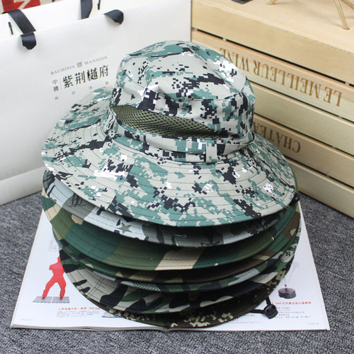 Jewelry WholesaleWholesale Cotton Outdoor Camouflage Bucket Hat Hiking Hat JDC-FH-Hanc006 Fashionhat 涵承 %variant_option1% %variant_option2% %variant_option3%  Factory Price JoyasDeChina Joyas De China