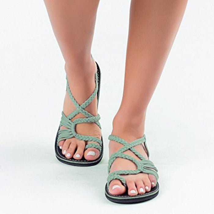 Wholesale Summer New Fashion Knot Women Sandals JDC-SD-PingY001