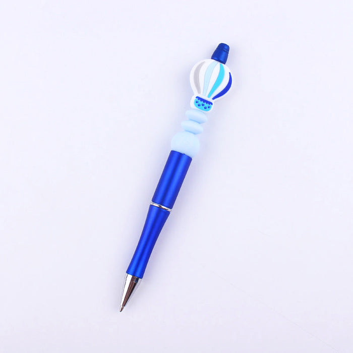 Wholesale Beadable Pens Hot Air Balloon Beads Plastic Ballpoint Pen JDC-BP-GuangTian001