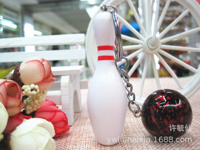 Jewelry WholesaleWholesale PVC Bowling Keychain MOQ≥2 JDC-KC-XXing005 Keychains 熙兴 %variant_option1% %variant_option2% %variant_option3%  Factory Price JoyasDeChina Joyas De China