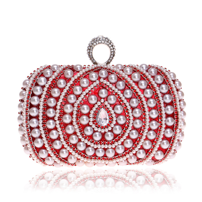 Wholesale Pearl Clutch Women Dress Dinner Bag JDC-HB-YMi005