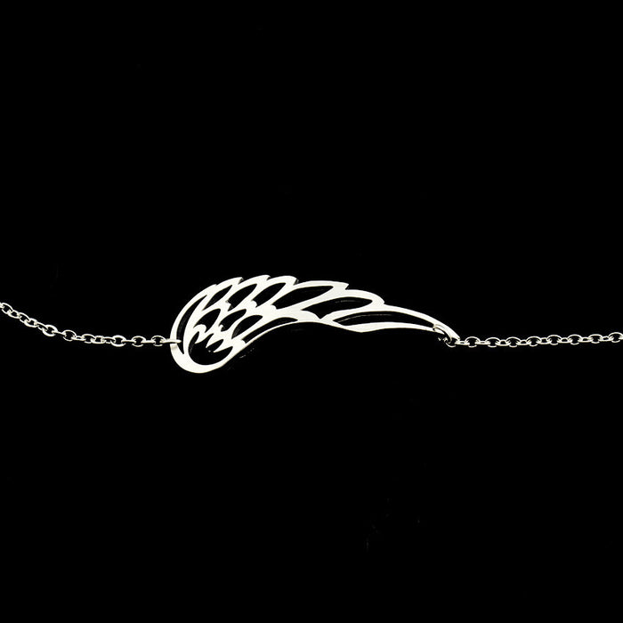 Wholesale Vintage Angel Wings Bracelet Stainless Steel Gold Chain Feather Wing Dolphin JDC-BT-MengX005