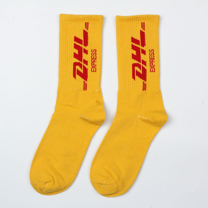 Wholesale Sock Cotton Mid Tube Sports Tide Brand Letter (F) MOQ≥3 JDC-SK-Liul001