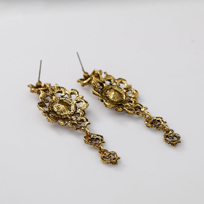 Jewelry WholesaleWholesale vintage water drop tassel long alloy earrings JDC-ES-GSDB042 Earrings 丹比华比 %variant_option1% %variant_option2% %variant_option3%  Factory Price JoyasDeChina Joyas De China