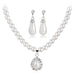 Jewelry WholesaleWholesale Shambhala Pearl Two Piece Bridal Wedding Dress Pearl Necklace JDC-NE-GSDB013 necklaces 丹比华比 %variant_option1% %variant_option2% %variant_option3%  Factory Price JoyasDeChina Joyas De China