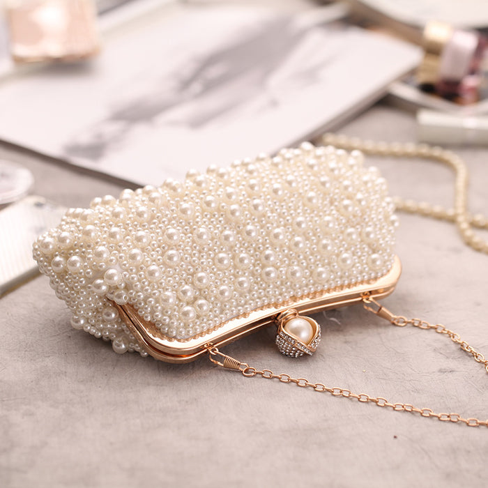 Jewelry WholesaleWholesale Pearl Dinner Bag Women's Small Square Handbag JDC-HB-Shangy001 Handbags 尚艺 %variant_option1% %variant_option2% %variant_option3%  Factory Price JoyasDeChina Joyas De China