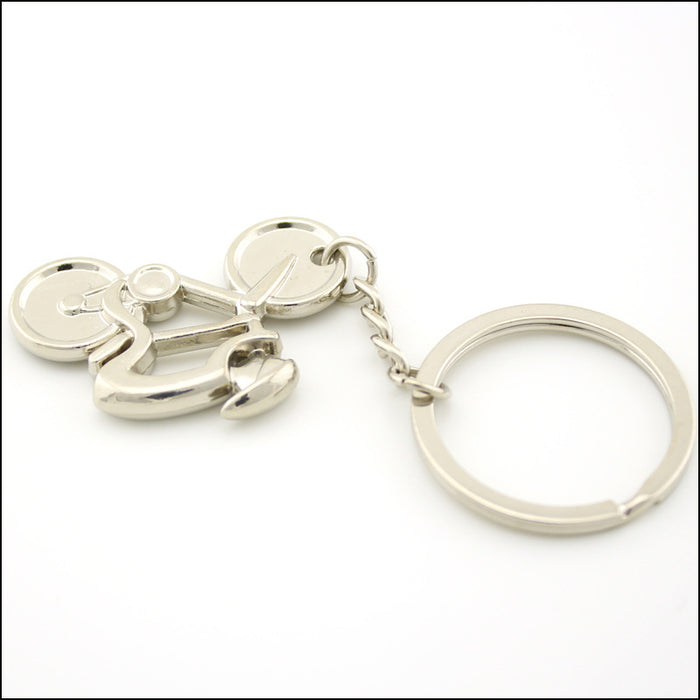 Wholesale Zinc Alloy Bicycle Keychain MOQ≥2 JDC-KC-DWK001