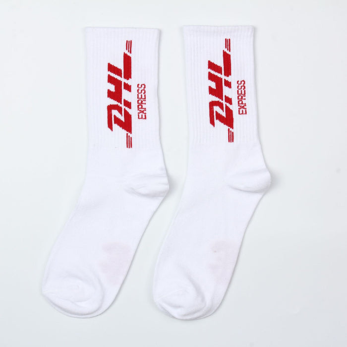 Wholesale Sock Cotton Mid Tube Sports Tide Brand Letter (F) MOQ≥3 JDC-SK-Liul001