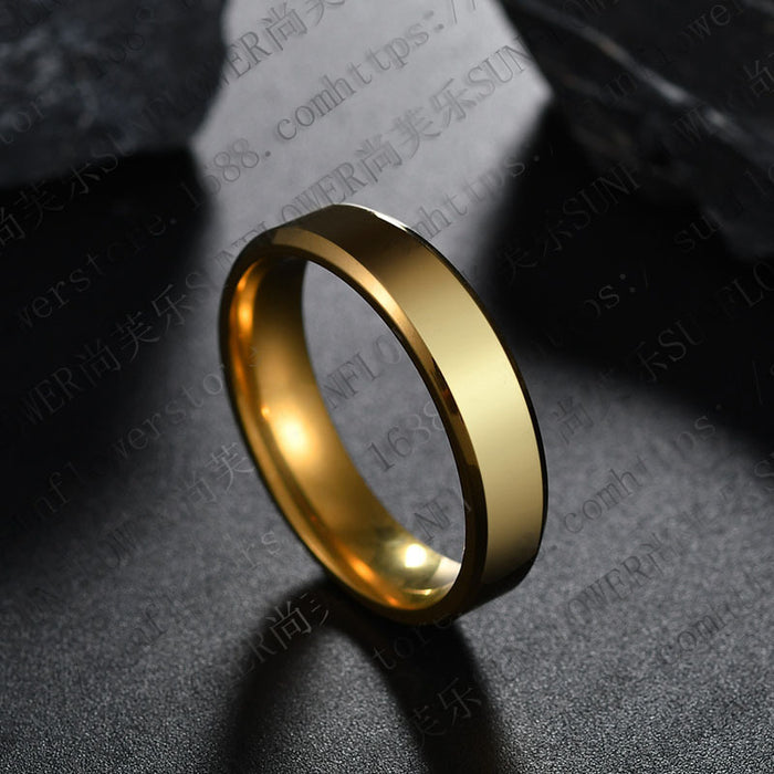 Wholesale Stainless Steel Tricolor Glossy Mirror Men's Ring JDC-RS-RXSFL018