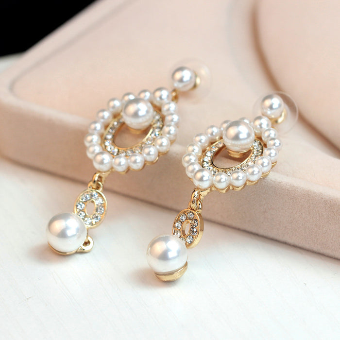 Jewelry WholesaleWholesale rhinestone pearl alloy earrings JDC-ES-GSDB017 Earrings 丹比华比 %variant_option1% %variant_option2% %variant_option3%  Factory Price JoyasDeChina Joyas De China