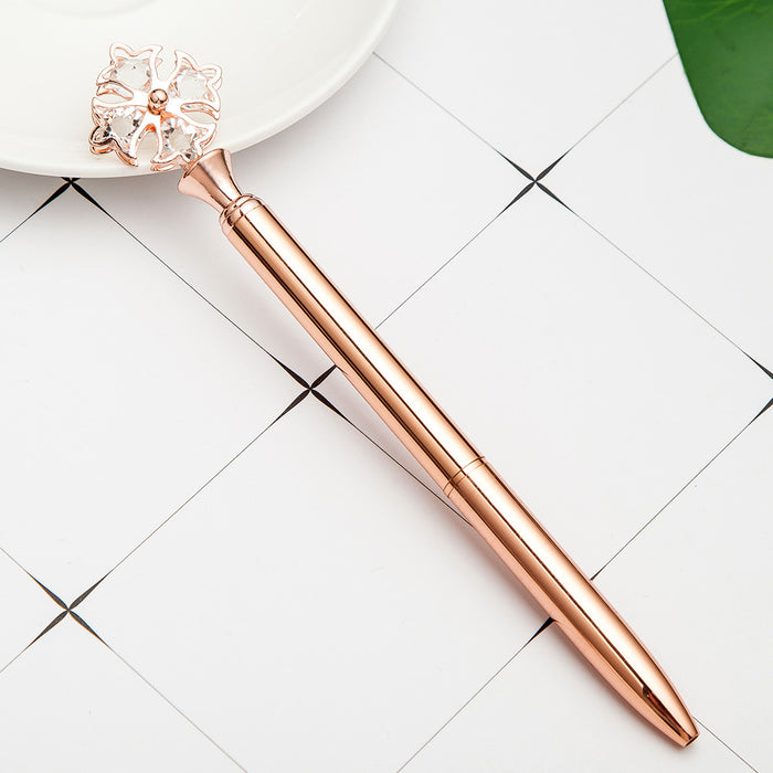 Wholesale Large Diamond Metal Ballpoint Pen MOQ≥2 JDC-BP-Huah070