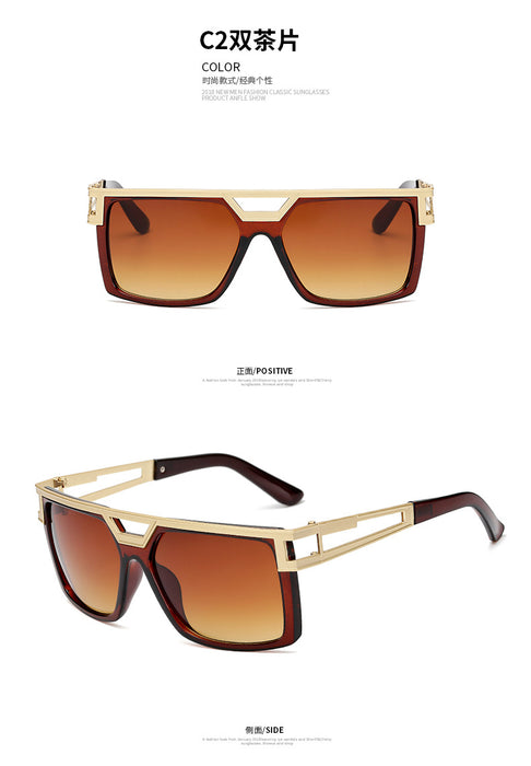 Wholesale Sunglasses PC Metal Street Retro JDC-SG-AiM002