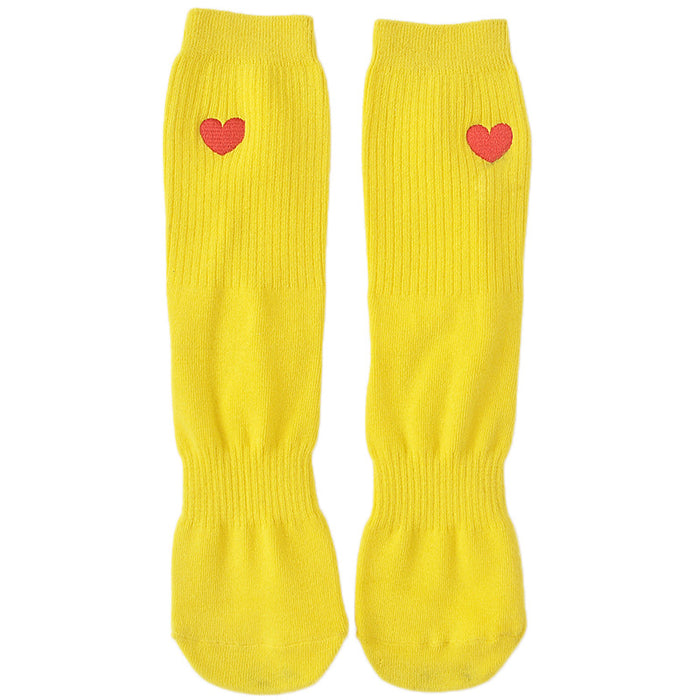 Wholesale Sock 100% Cotton Breathable Sweat Absorbing Love Middle Tube MOQ≥5 JDC-SK-AiM002