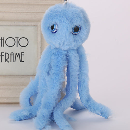 Jewelry WholesaleWholesale Octopus Hairball Keychain Pendant JDC-KC-WuoD026 Keychains 沃铎 %variant_option1% %variant_option2% %variant_option3%  Factory Price JoyasDeChina Joyas De China