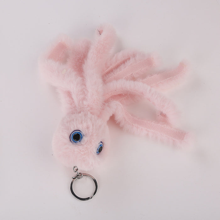 Jewelry WholesaleWholesale Octopus Hairball Keychain Pendant JDC-KC-WuoD026 Keychains 沃铎 %variant_option1% %variant_option2% %variant_option3%  Factory Price JoyasDeChina Joyas De China