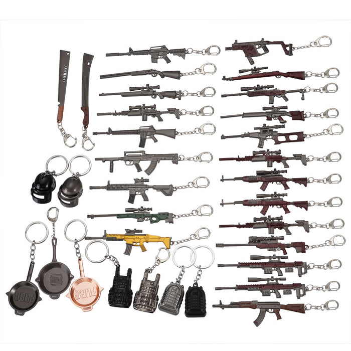 Wholesale keychain signal pistol revolver weapon model pendant JDC-KC-XinS029