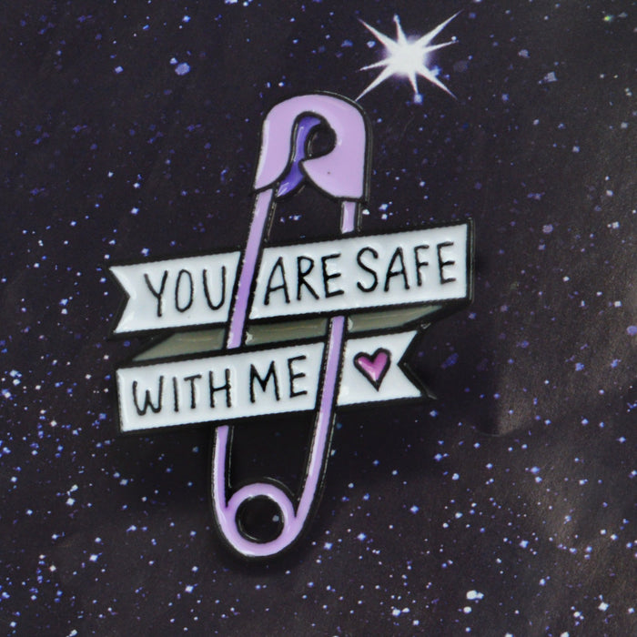 Wholesale you are saf with me purple safety JDC-BC-QiH018