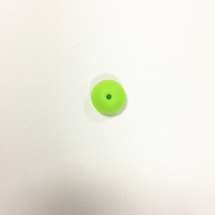 Wholesale DIY Silicone Beads Candy Color 12MM Flat MOQ≥50 JDC-DIY-BangX004