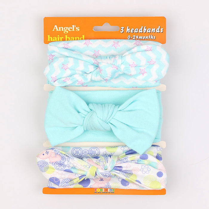 Wholesale kids hair accessories set cute baby bow hair band MOQ≥2 JDC-HD-MeiQ001