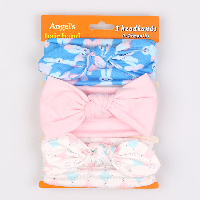 Wholesale kids hair accessories set cute baby bow hair band MOQ≥2 JDC-HD-MeiQ001