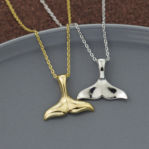 Jewelry WholesaleWholesale Dolphin Stainless Steel Exquisite Pendant Necklace JDC-NE-MJ013 Necklaces 萌葭 %variant_option1% %variant_option2% %variant_option3%  Factory Price JoyasDeChina Joyas De China