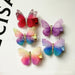 Jewelry WholesaleWholesale Children's Simulation Double Flower Butterfly Hair Clip JDC-HC-Manlun012 Hair Clips 漫沦 %variant_option1% %variant_option2% %variant_option3%  Factory Price JoyasDeChina Joyas De China