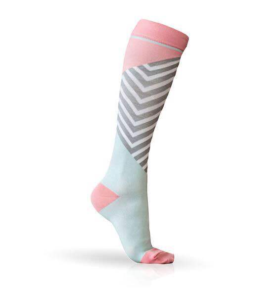 Wholesale Sports Elastic Compression Nurse Leggings High Long Running Socks JDC-SK-YshiR002