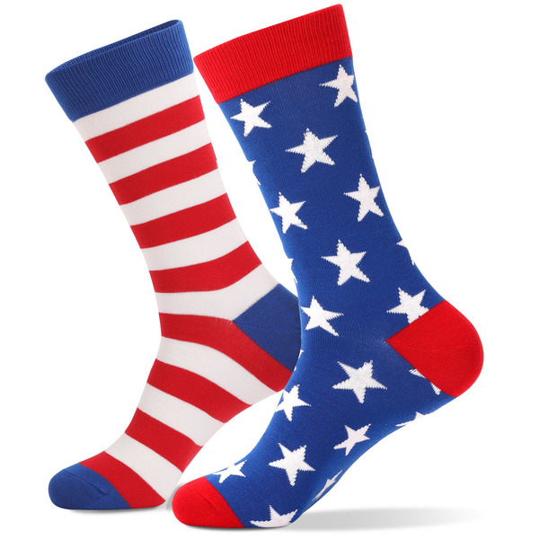 Wholesale socks American flag Independence Day holiday socks JDC-SK-DFF016