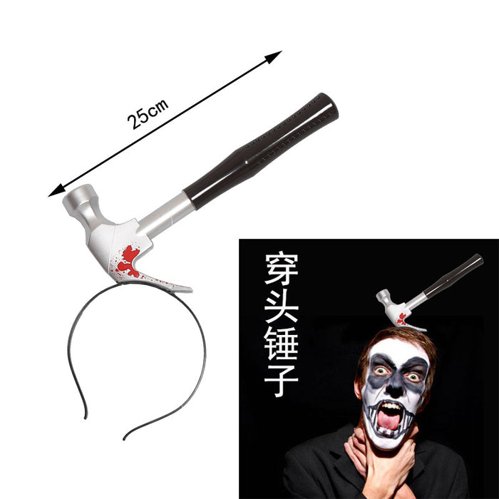 Wholesale Headband Halloween Cosplay Dress Up Tricky Props Plastic JDC-HD-MeiZh001