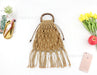 Jewelry WholesaleWholesale Cotton Thread Woven Wood Handle Portable Fringe Beach Bag JDC-HB-FFC002 Handbags 非凡草 %variant_option1% %variant_option2% %variant_option3%  Factory Price JoyasDeChina Joyas De China