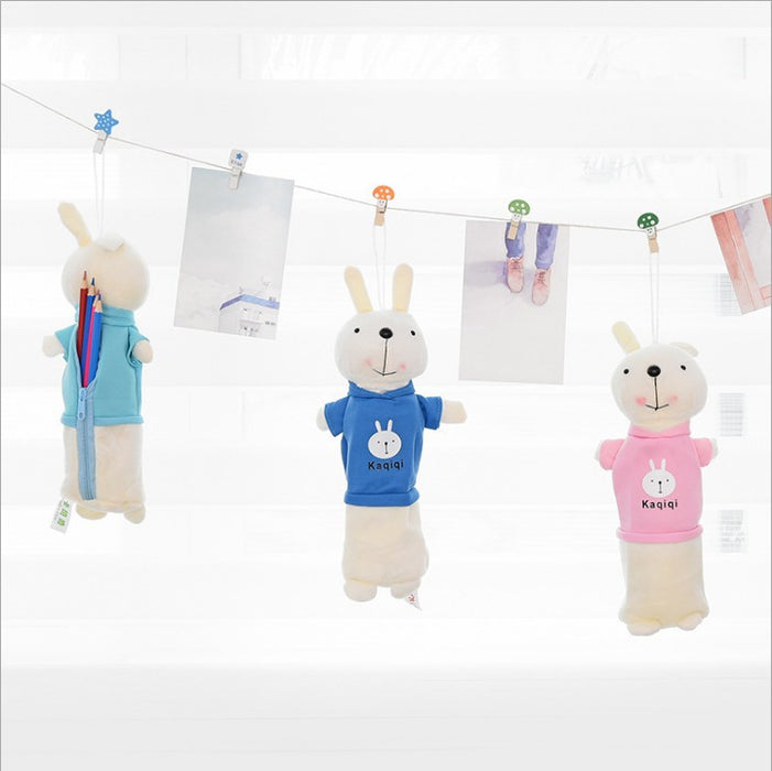 Wholesale Pencil Bags Plush Cute Cartoon Bunny MOQ≥2 JDC-PB-ShiD003