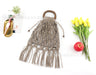 Jewelry WholesaleWholesale Cotton Thread Woven Wood Handle Portable Fringe Beach Bag JDC-HB-FFC002 Handbags 非凡草 %variant_option1% %variant_option2% %variant_option3%  Factory Price JoyasDeChina Joyas De China