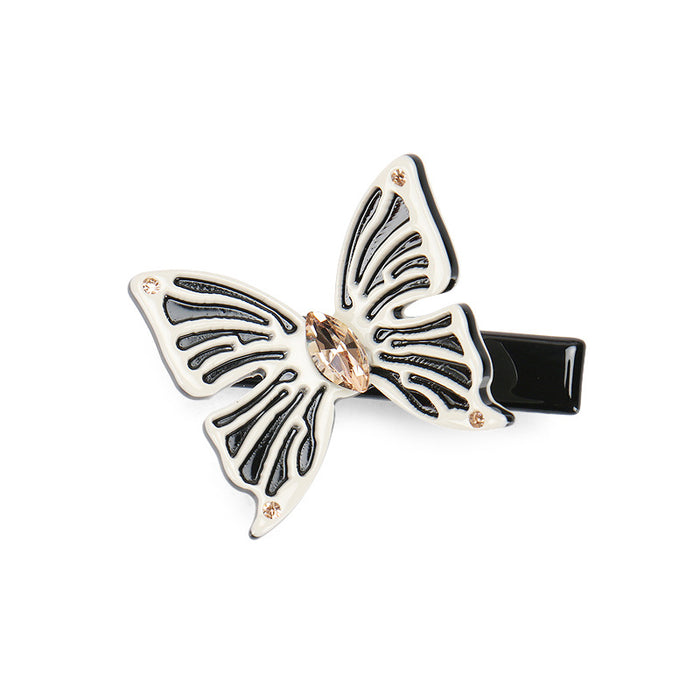 Wholesale Hair Clips Acetate Sheet Austrian Diamonds Small Butterfly JDC-HC-jinhe015