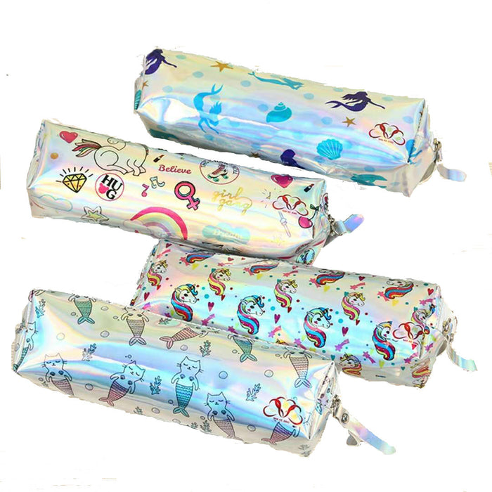 Wholesale Cartoon Laser Leather Pencil Bag MOQ≥2 JDC-PB-SKX004