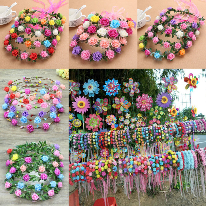 Wholesale Headband Bohemian Plastic JDC-HD-Kuhua007