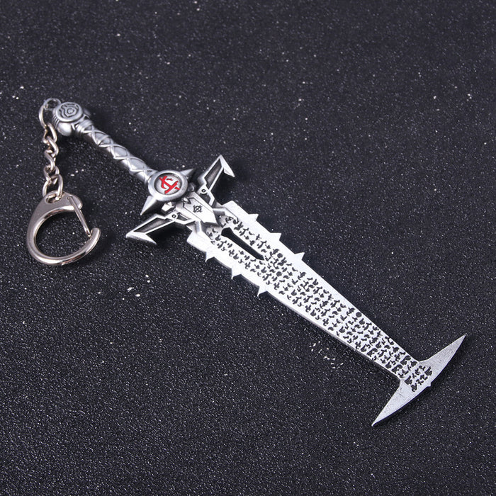 Wholesale Keychain Zinc Alloy Sword Pendant JDC-KC-MM014