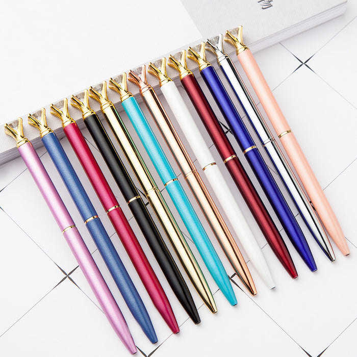 Wholesale Diamond Metal Ballpoint Pen MOQ≥2 JDC-BP-Huah075