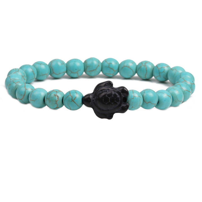 Jewelry WholesaleWholesale black gall stone turquoise agate turtle volcanic stone bracelet JDC-BT-ML055 Bracelet 米伦 %variant_option1% %variant_option2% %variant_option3%  Factory Price JoyasDeChina Joyas De China