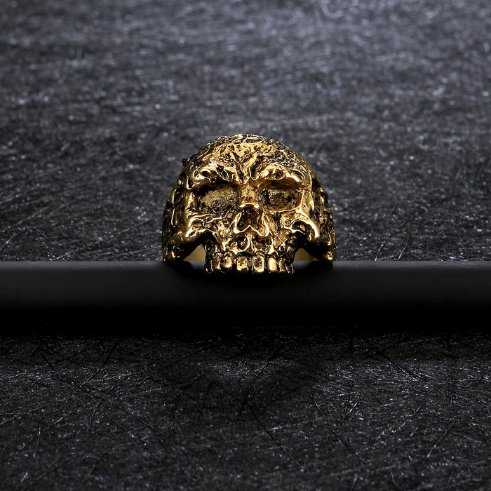 Wholesale Men's Rings Titanium Punk Skull JDC-RS-YiS008