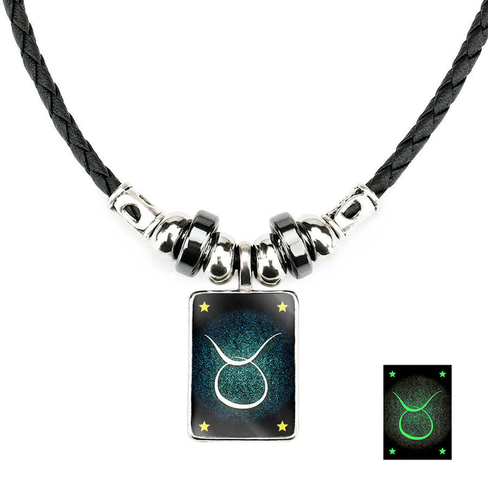 Wholesale Obsidian Zodiac Necklace JDC-NE-NingX004