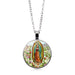 Jewelry WholesaleWholesale Christian Virgin Mary Alloy Glass Piece Time Gemstone Necklace JDC-NE-Hengx002 Necklaces 横湘 %variant_option1% %variant_option2% %variant_option3%  Factory Price JoyasDeChina Joyas De China