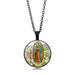 Jewelry WholesaleWholesale Christian Virgin Mary Alloy Glass Piece Time Gemstone Necklace JDC-NE-Hengx002 Necklaces 横湘 %variant_option1% %variant_option2% %variant_option3%  Factory Price JoyasDeChina Joyas De China