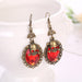 Jewelry WholesaleWholesale Halloween Skull Vintage Alloy Earrings JDC-ES-Kangh001 Earrings 康欢 %variant_option1% %variant_option2% %variant_option3%  Factory Price JoyasDeChina Joyas De China