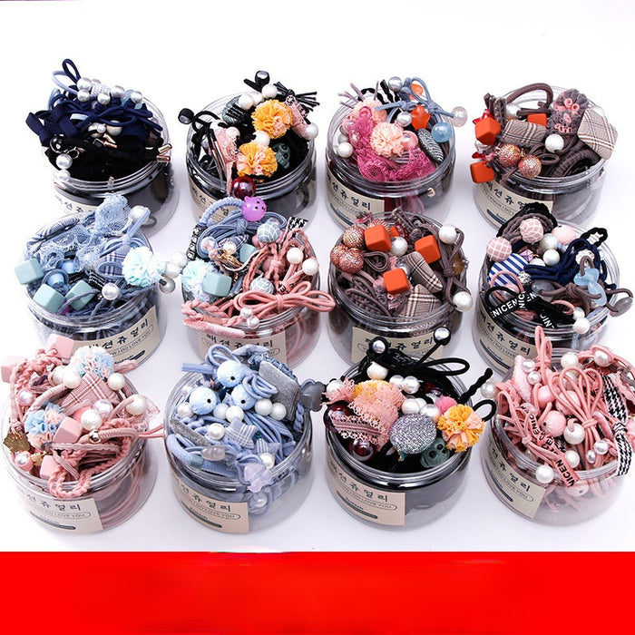 Jewelry WholesaleWholesale rubber band set JDC-HS-GSHX060 Hair Scrunchies 恒曦 %variant_option1% %variant_option2% %variant_option3%  Factory Price JoyasDeChina Joyas De China