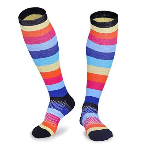 Wholesale Sports Elastic Compression Nurse Leggings High Long Running Socks JDC-SK-YshiR002